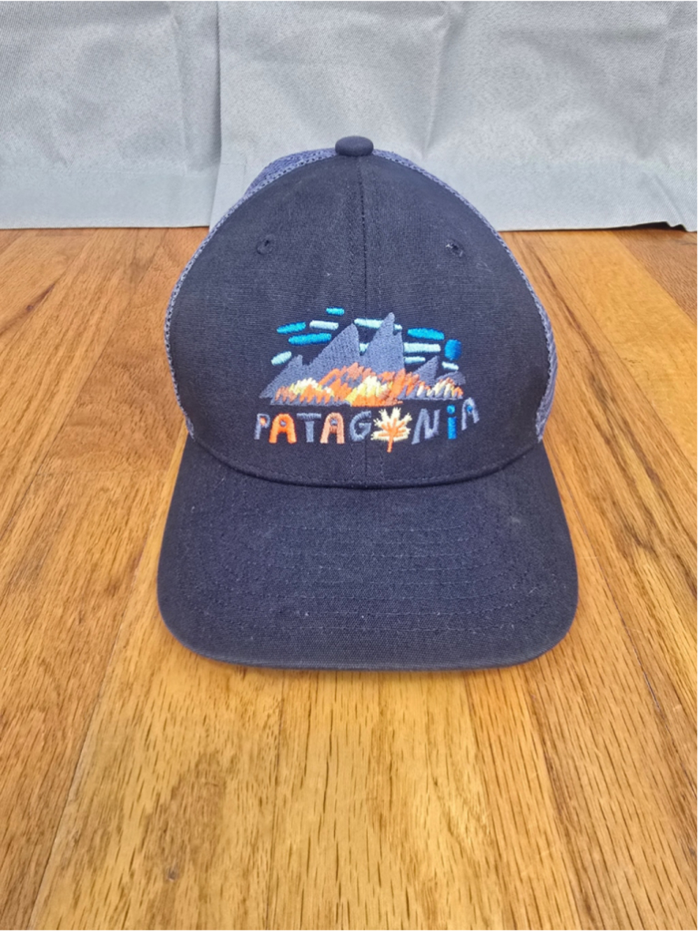 Men's Patagonia Trucker Hat One Size Navy Blue